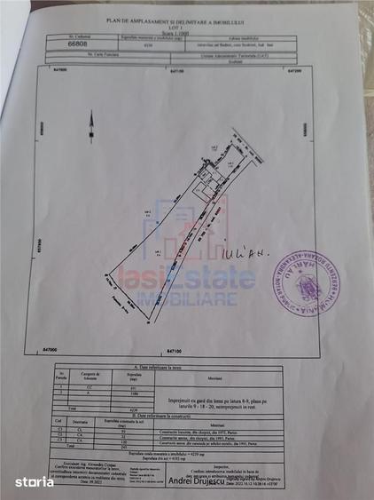 Teren de 3000 mp, în Scobinți