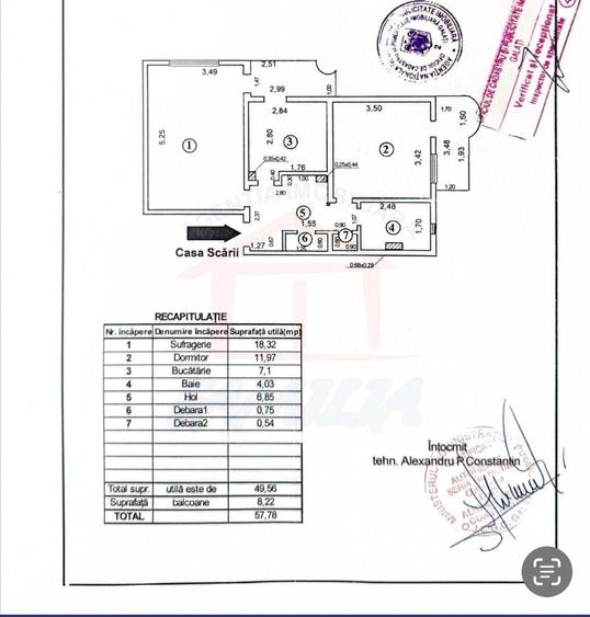 Apartament cu 2 camere în Siderurgiștilor