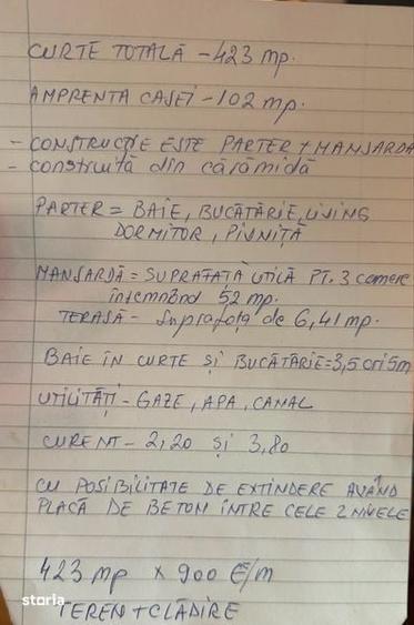 Casa + teren de vanzare Militari - 1