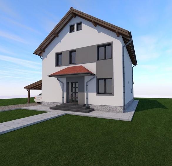 Casă cu 4 camere în Tărlungeni
