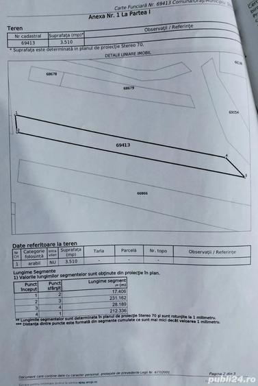 Teren de 3510 mp, în Cihei