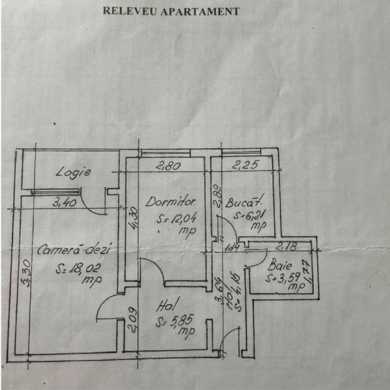 Apartament cu 2 camere decomandat, mobilat în Zimbru