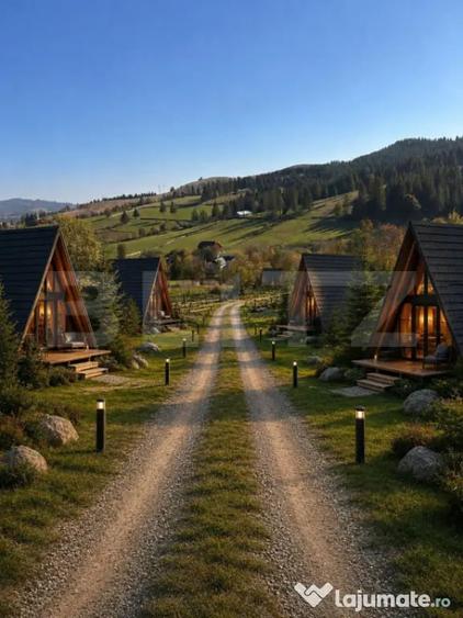 Cabana A-Frame , 87 mp, Teren 400 mp, zona Manastirea Humoru - 3