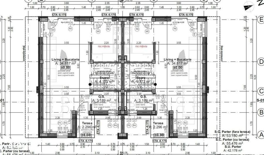 Casă cu 4 camere cu Teren 212 Mp în Titan