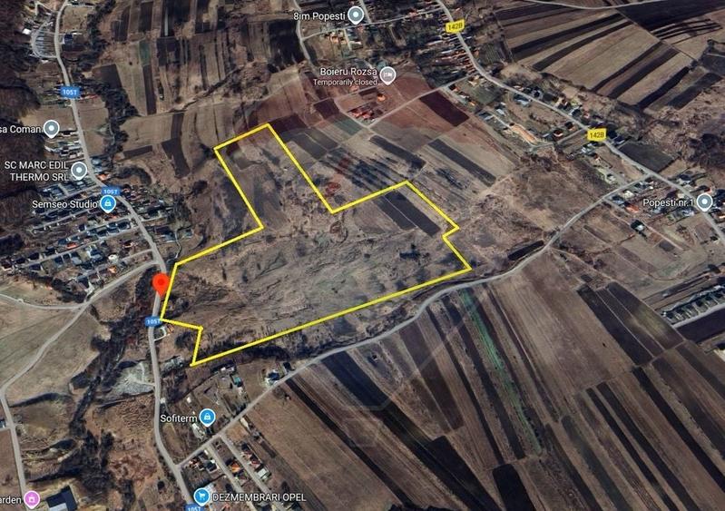 Teren agricol extravilan de 68403 mp, în Popești