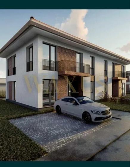Duplex cu 5 camere cu Canalizare în Chinteni