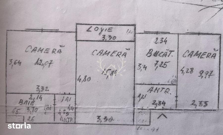 Apartament cu 3 camere pe Str. Donath, Grigorescu - 3