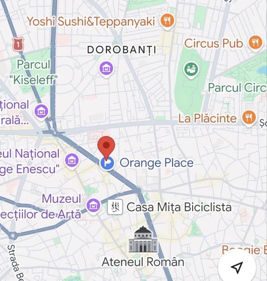 Garsonieră decomandată în Victoriei