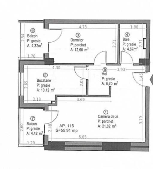 Apartament cu 2 camere decomandat în Sopor