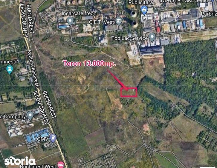 Teren de 13000 mp, în Prelungirea Ghencea