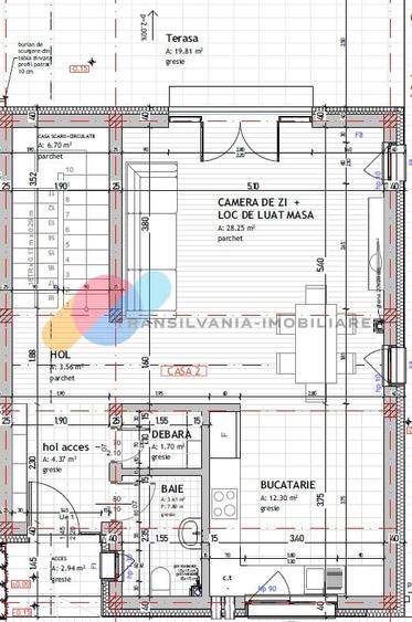 Duplex cu 4 camere cu Canalizare în Sânnicoară