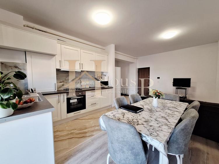 Apartament cu 3 camere decomandat, mobilat în Girocului