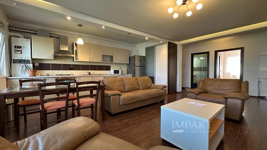 Apartament cu 4 camere semidecomandat, mobilat în Bună Ziua