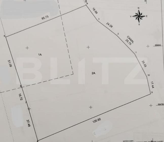Teren Construcții intravilan de 11500 mp, în Bobota