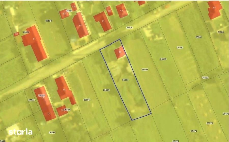 Casă cu 2 camere cu Teren 840 Mp în Mănești