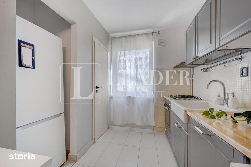 Apartament cu 3 camere semidecomandat, mobilat în Floreasca