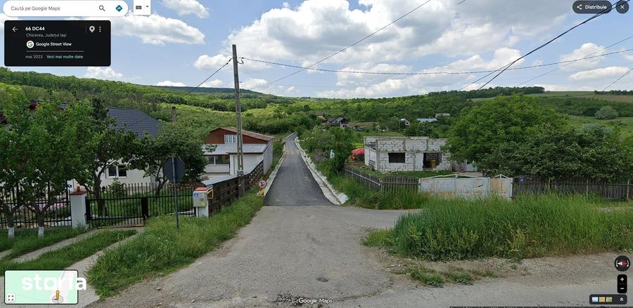 Teren de 608 mp, în Tomești