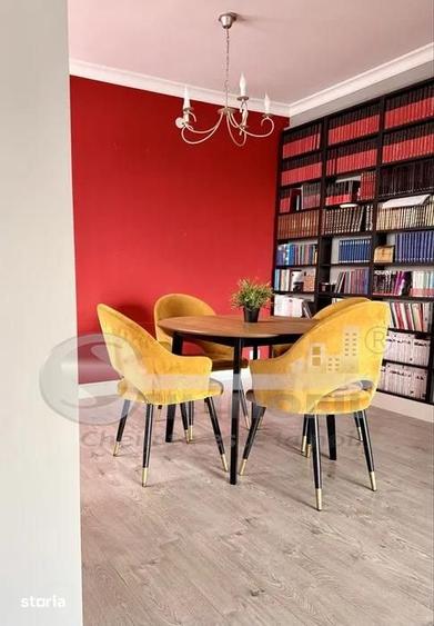 Apartament cu 3 camere, mobilat în Central