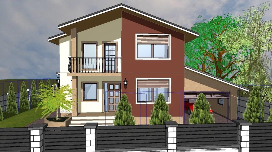 Casă individuală cu 4 camere cu Teren 500 Mp în Periferie