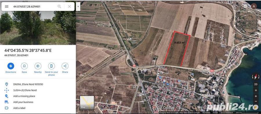 Teren de 9653 mp, în Nord