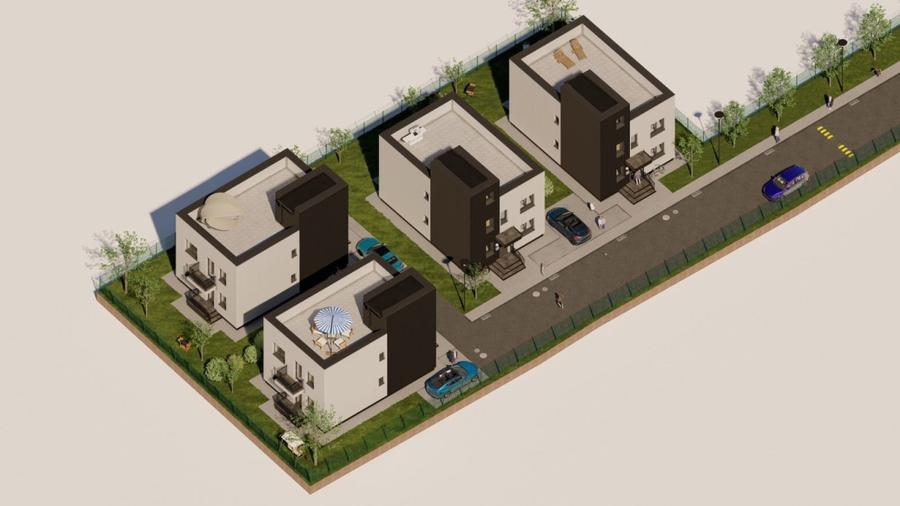 Casă individuală cu 4 camere cu Canalizare în Florești