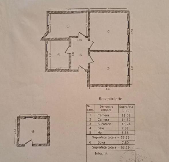 Apartament cu 2 camere decomandat, mobilat în Titulescu