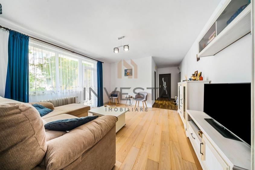 Apartament 3 camere, renovat, balcon 11 mp, etaj 1, strada Unirii! - 2