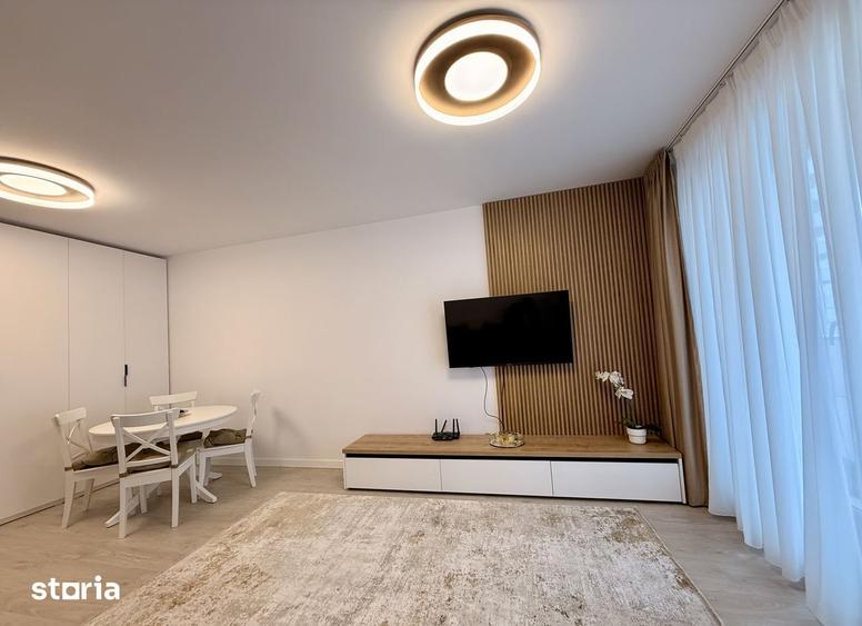 Apartament cu 2 camere, mobilat în Băneasa