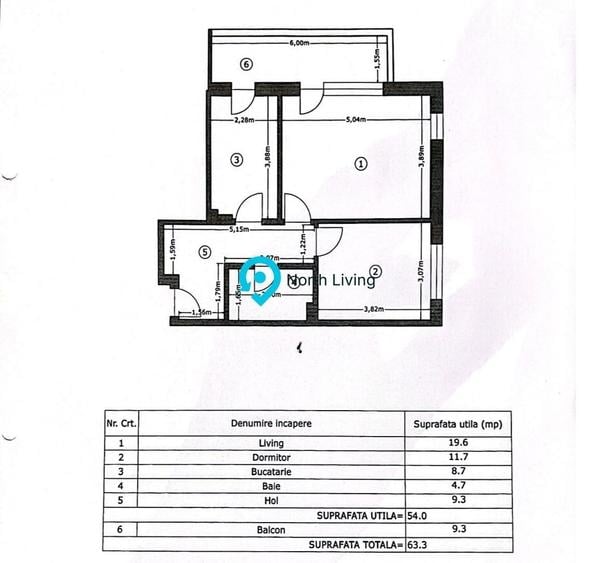 Apartament 2 camere de vanzare Drumul Jilavei | Decomandat | Parcare - 6