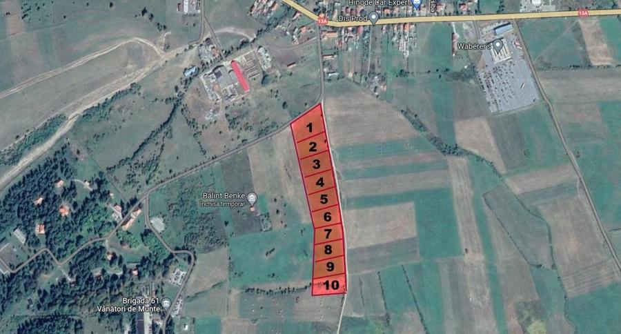 Teren extravilan de 9200 mp, în Băile Miercurea