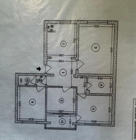 Apartament cu 4 camere decomandat, mobilat în CET