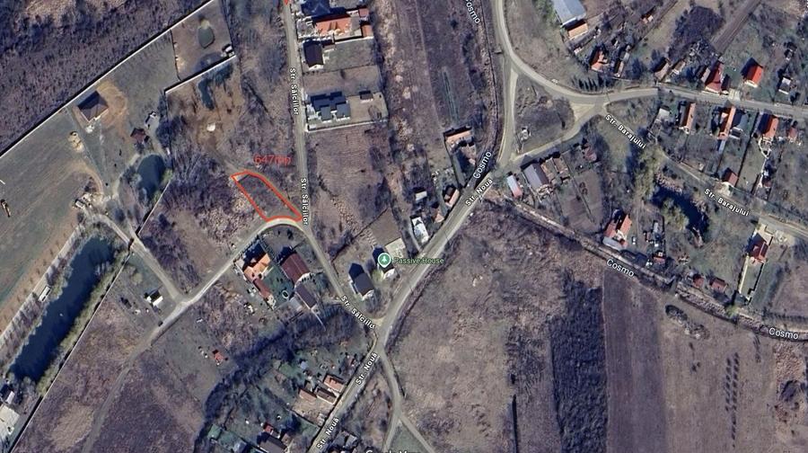 Teren Construcții intravilan de 647 mp, în Paleu