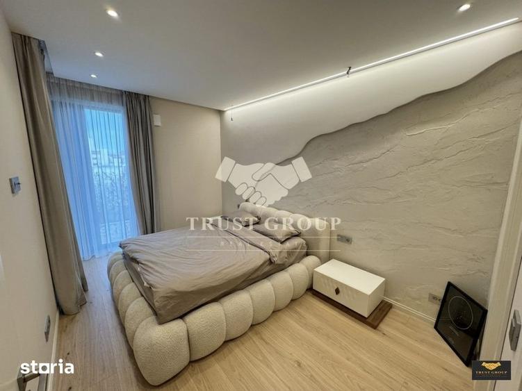 Apartament cu 3 camere semidecomandat, mobilat în Herăstrău