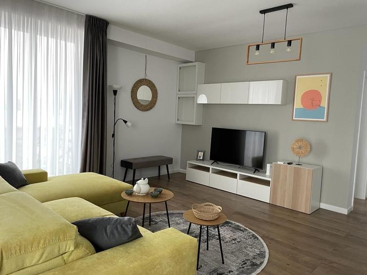 Apartament cu 2 camere decomandat, mobilat în Tunari