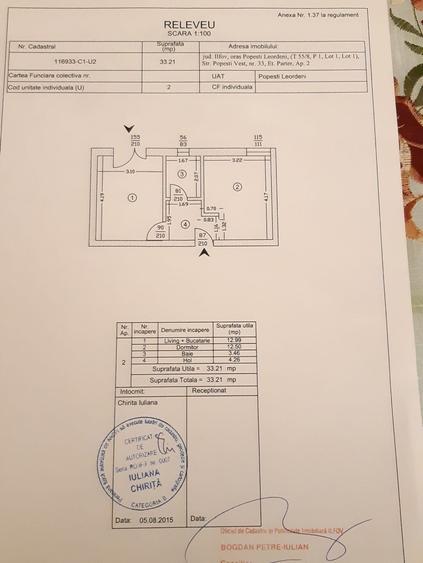 Apartament cu 2 camere decomandat în Vest