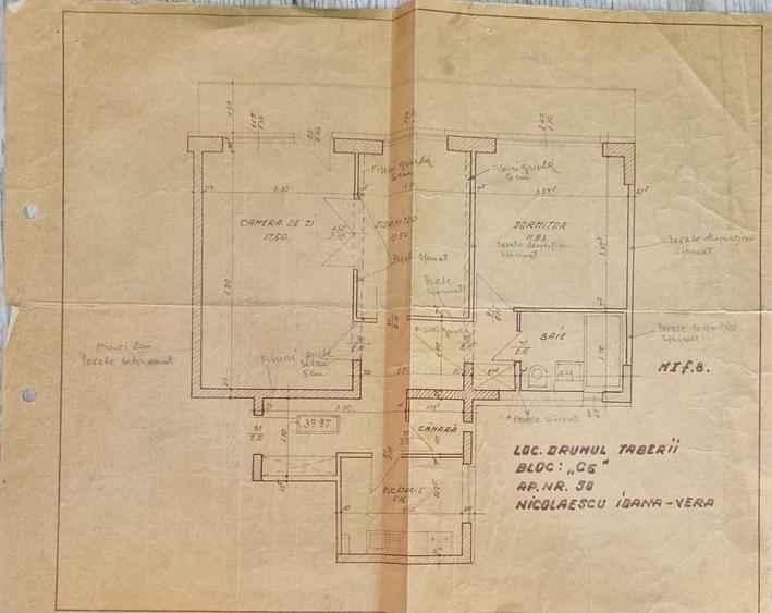 Apartament cu 3 camere decomandat în Prelungirea Ghencea