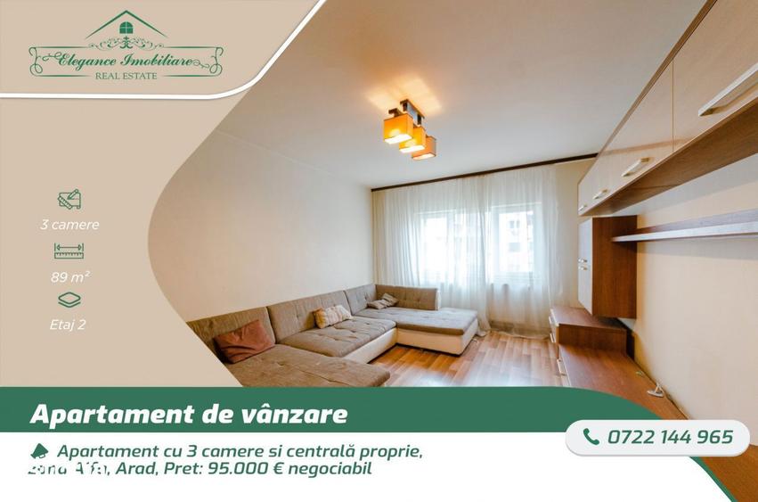 Apartament cu 3 camere decomandat, mobilat în Alfa