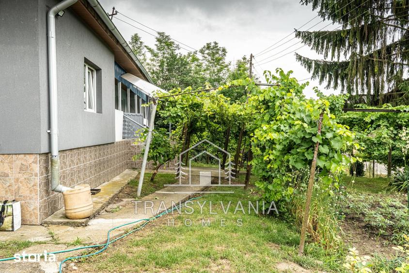 Casă cu 4 camere cu Teren 1425 Mp în Țaga