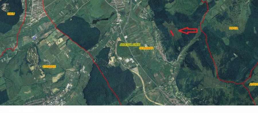 Teren de 1300 mp, în Șelimbăr
