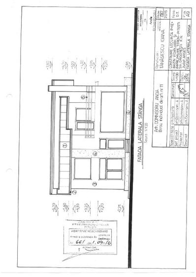 Casa la rosu 150mp , Autorizatie de Construire , teren 813 mp Pitesti - 11