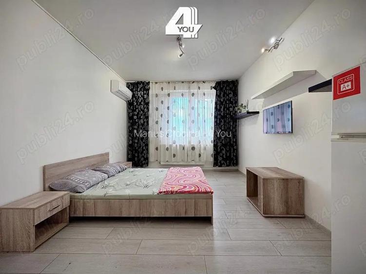 Garsoniera amenajata ?i mobilata complet, zona Uta, bloc renovat