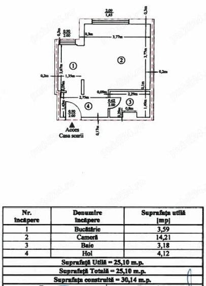 Statiunea Durau: apartament 1 camera, decomandat, complet mobilat si utilat - 4