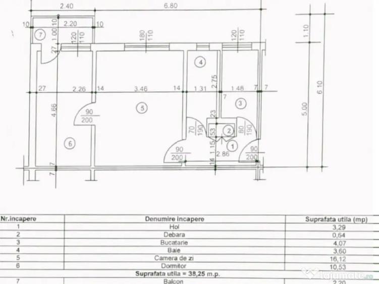 Apartament 2 camere, 40mp, zona Mihai Bravu - 1