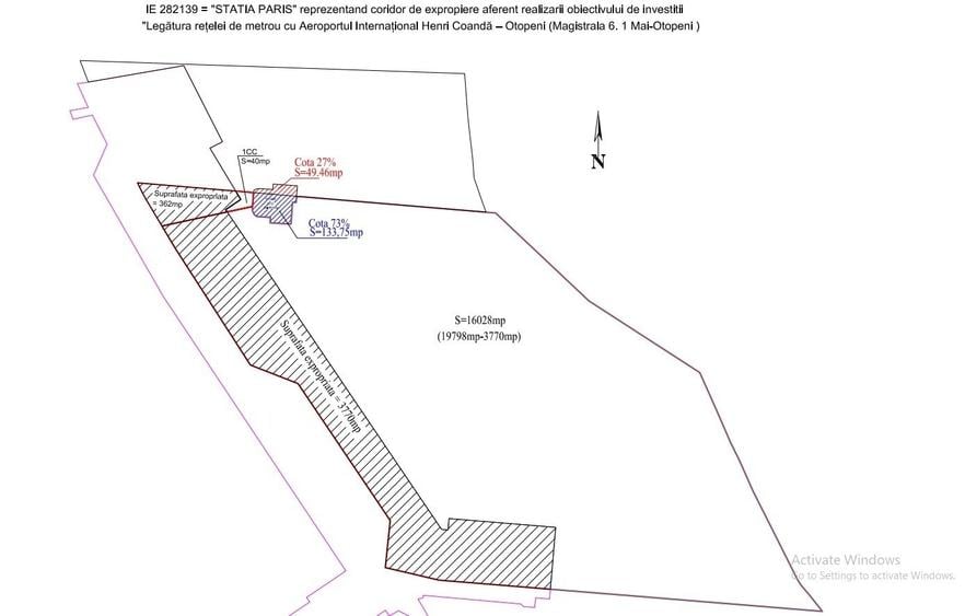 Baneasa,oportunitate investitie,dezvoltare,DN1, metrou Paris-M6,pot=60%,Cut=2,5 - 3