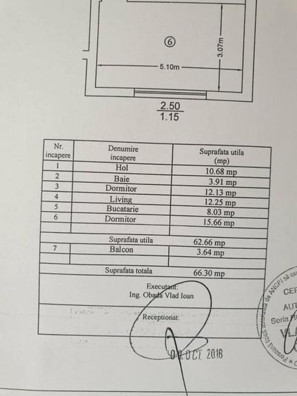 3 camere- Rediu -  etaj 1-  Liber- 66 mp - Parcare- 119900 euro - 1