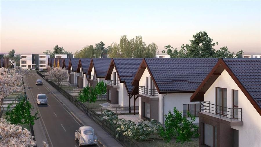 PAULESTI PADURE -VANZARE VILA  DEOSEBITA Parter   TEREN 500 MP CARTIER MAGNOLIA - 1