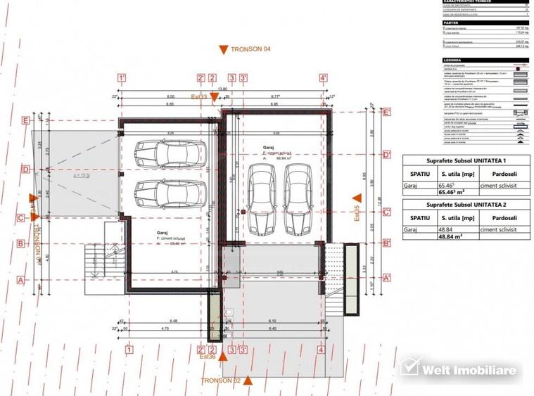 Unitate duplex 185mp cu garaj 2 masini, zona TCI Borhanci - 4