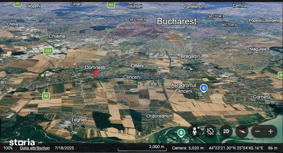 Teren 2,290mp Domnesti / Strada Tudor Vladimirescu - 6