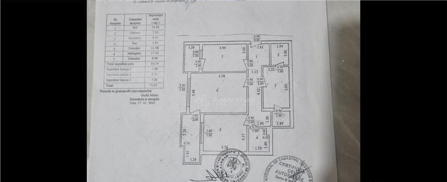 Apartament 3 cam et 2 decomandat renovat zona Colfescu - 18