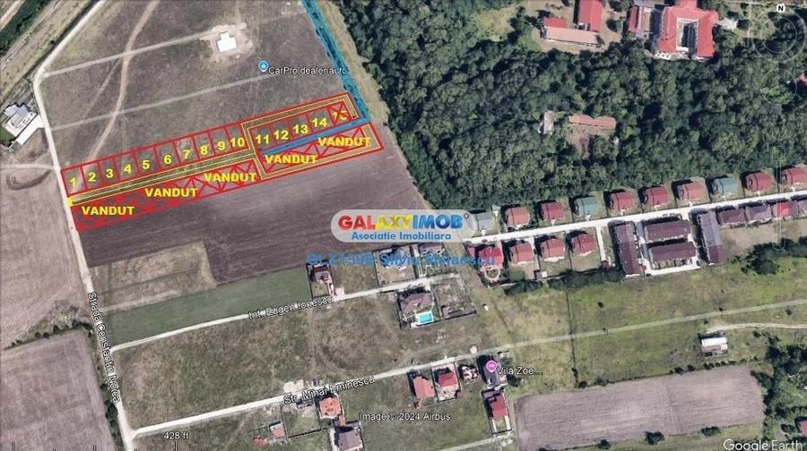 Otopeni 570 Mp (447 Mp Lotul+123 Mp cota de drum) str. C-tin Noica - 6